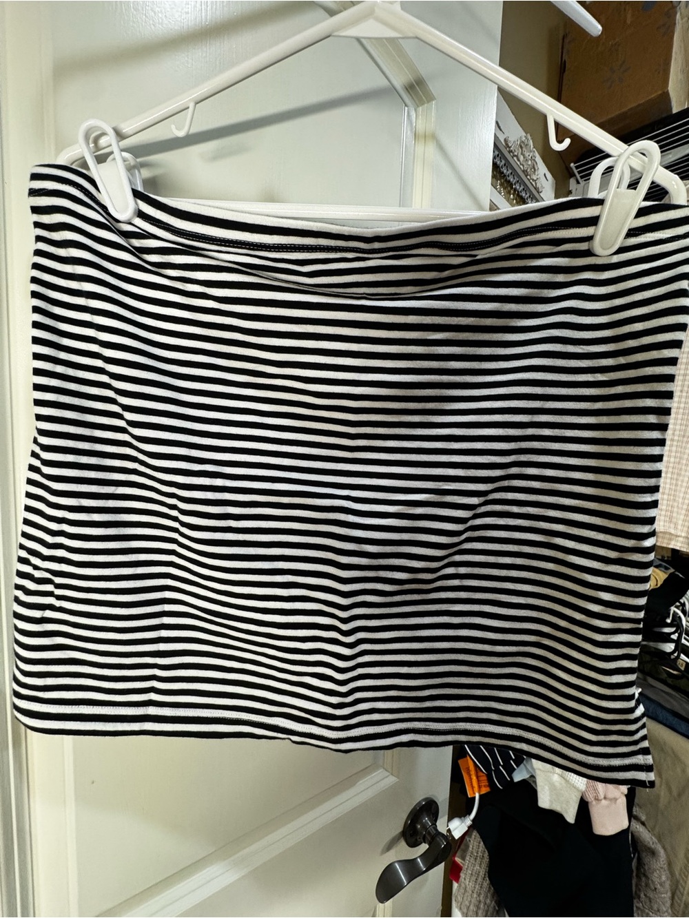 American Eagle Outfitters Black and White Striped tube top